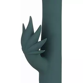 KUSHA Crystal Gems USB Rechargeable 10-Function G-SPOT Rabbit-Style Vibrator - Gray KUSHA Crystal Gems USB Rechargeable 10-Function G-SPOT Rabbit-Style Vibrator - Gray