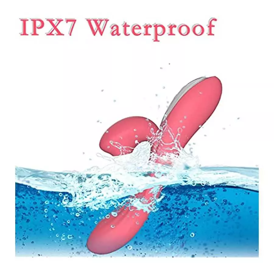 G Spot Clitoris Vibrator with 10 Vibrating Modes, Clitoris Anal Massager Rabbit Vibrator, Adult Sex Toy for Women Couple