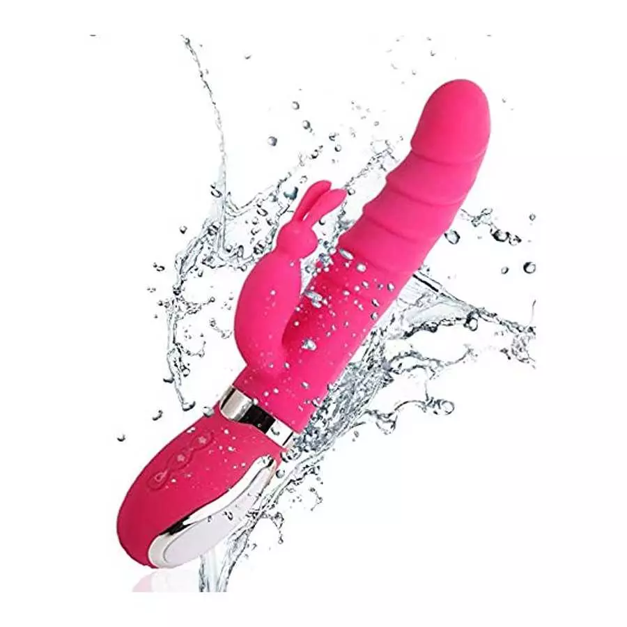 Affordable and Multi-Functional Beaded Thrusting Rabbit Vibrator Triple Action G Spot , 10 Patterns, Waterproof & Rechargeable S Affordable and Multi-Functional Beaded Thrusting Rabbit Vibrator Triple Action G Spot , 10 Patterns, Waterproof & Rechargeable S