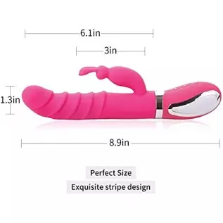 Affordable and Multi-Functional Beaded Thrusting Rabbit Vibrator Triple Action G Spot , 10 Patterns, Waterproof & Rechargeable S Affordable and Multi-Functional Beaded Thrusting Rabbit Vibrator Triple Action G Spot , 10 Patterns, Waterproof & Rechargeable S
