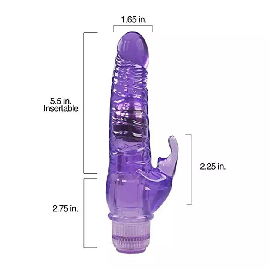 Rabbit Dildo Vibe G Spot and Clit Stimulation Multi Speed Vibrations for Orgasm