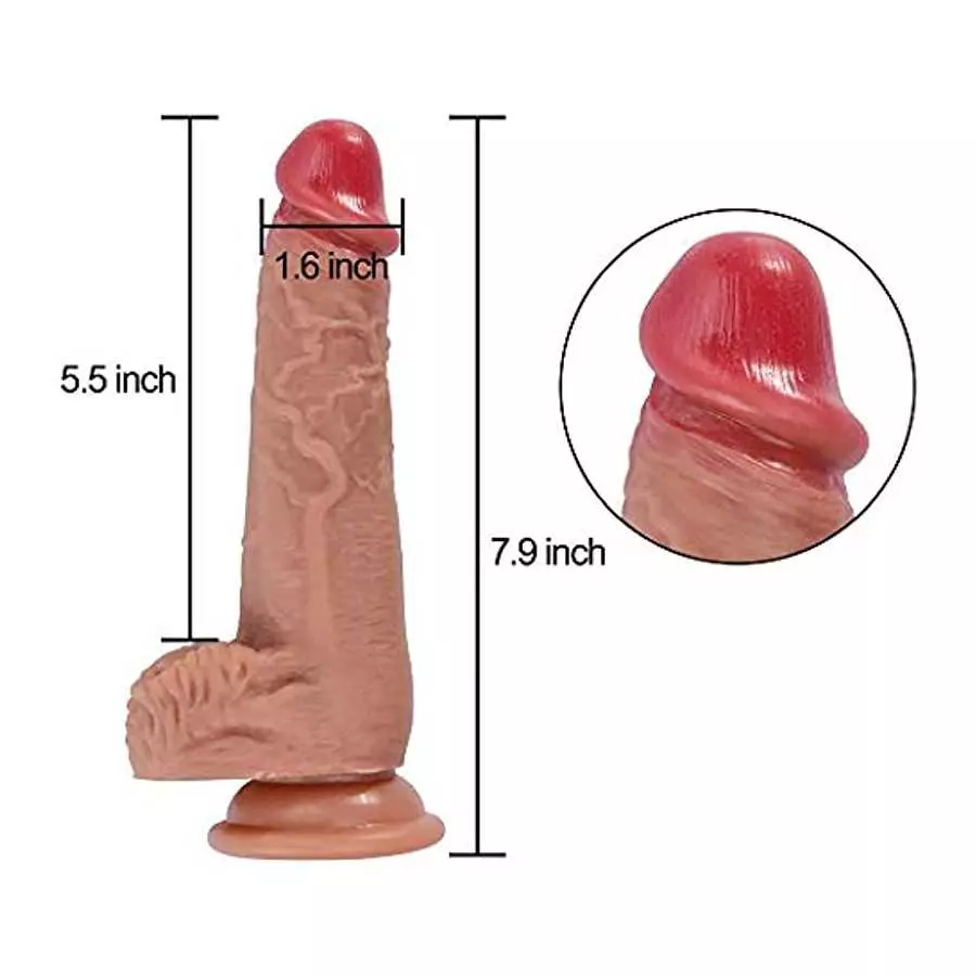 Vibrating Dildo Realistic Silicone Dildo Huge Penis with Strong Suction Cup 12 Vibrations for Female Masturbation Vagina Clit An