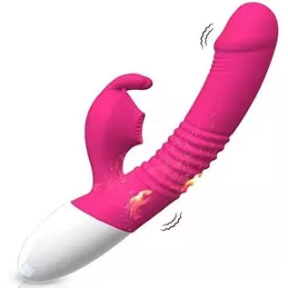 G Spot Vibrator with Heating Function,Waterproof Dildo Vibrator with 7 Powerful Vibrations Modes