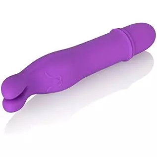 CalExotics Shane’s World Bedtime Bunny - Waterproof Bullet Vibrator - Adult Toys for Couples - Pocket Vibrator with Rabbit Tip -