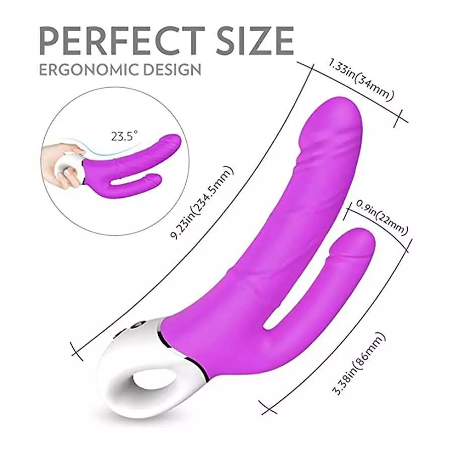 J·muid G Spot Vibrator, Simulate The Real Texture of A Dildo , Soft Silicone Powerful Vibrating Massagers for Clitoral Vagina an