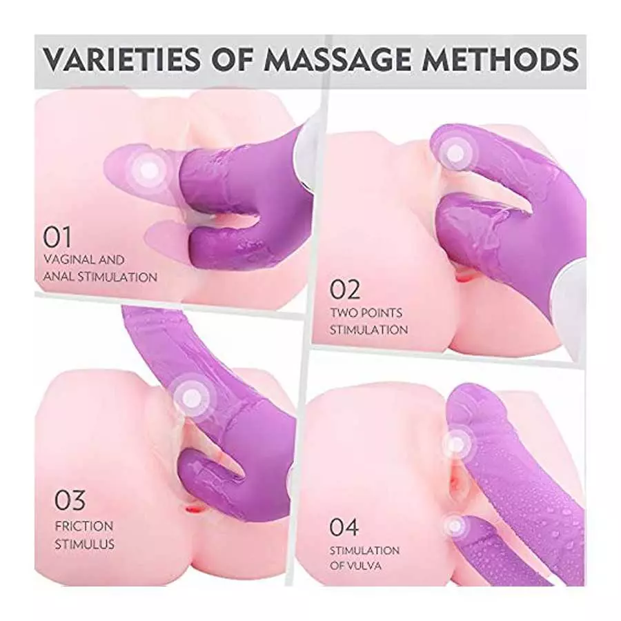 J·muid G Spot Vibrator, Simulate The Real Texture of A Dildo , Soft Silicone Powerful Vibrating Massagers for Clitoral Vagina an