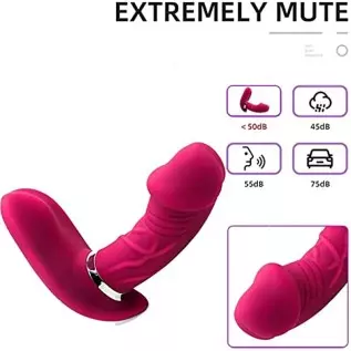 Adult Toys for Women - Dual Motor Butterfly Vibrator, Realistic Dildo Adult Toys for Men - Yindi Sucking Massage Vibrator, Yindi