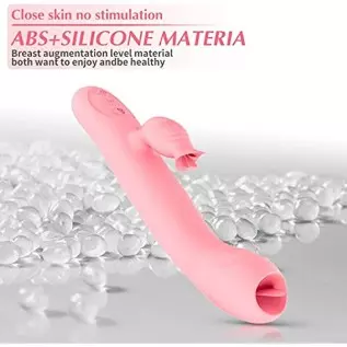 Thrusting Dildo Rabbit G Spot Vibrators Sex Toys for Woman, Adult Sensory Toy G Spot Sex Toy with 3 Telescopic & 7 Vibration Mod