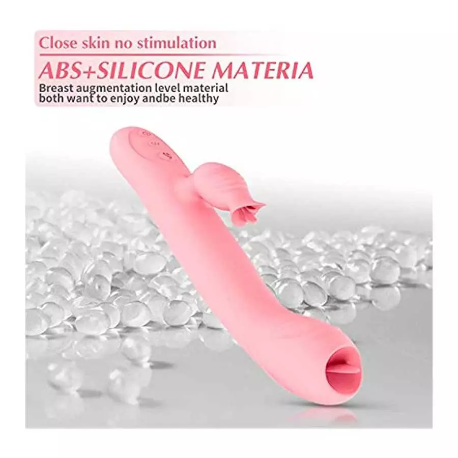 Thrusting Dildo Rabbit G Spot Vibrators Sex Toys for Woman, Adult Sensory Toy G Spot Sex Toy with 3 Telescopic & 7 Vibration Mod