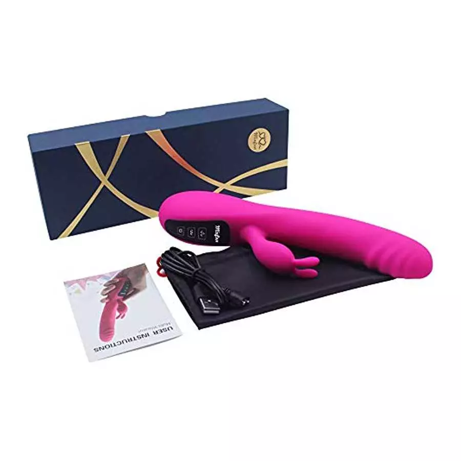 Mixfun Rabbit Vibrator Dildo G Spot vibrators with Bunny Ears for Clitoris Stimulation Waterproof Sexy Toys Clit Stimulator with