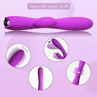 Rabbit Vibrator for G Spot Clitoral Dual Stimulation, Vibrating Dildos 9*9 Powerful Vibrations for Women, Waterproof and Recharg Rabbit Vibrator for G Spot Clitoral Dual Stimulation, Vibrating Dildos 9*9 Powerful Vibrations for Women, Waterproof and Recharg