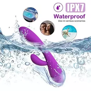 Rabbit Vibrator for G Spot Clitoral Dual Stimulation, Vibrating Dildos 9*9 Powerful Vibrations for Women, Waterproof and Recharg Rabbit Vibrator for G Spot Clitoral Dual Stimulation, Vibrating Dildos 9*9 Powerful Vibrations for Women, Waterproof and Recharg