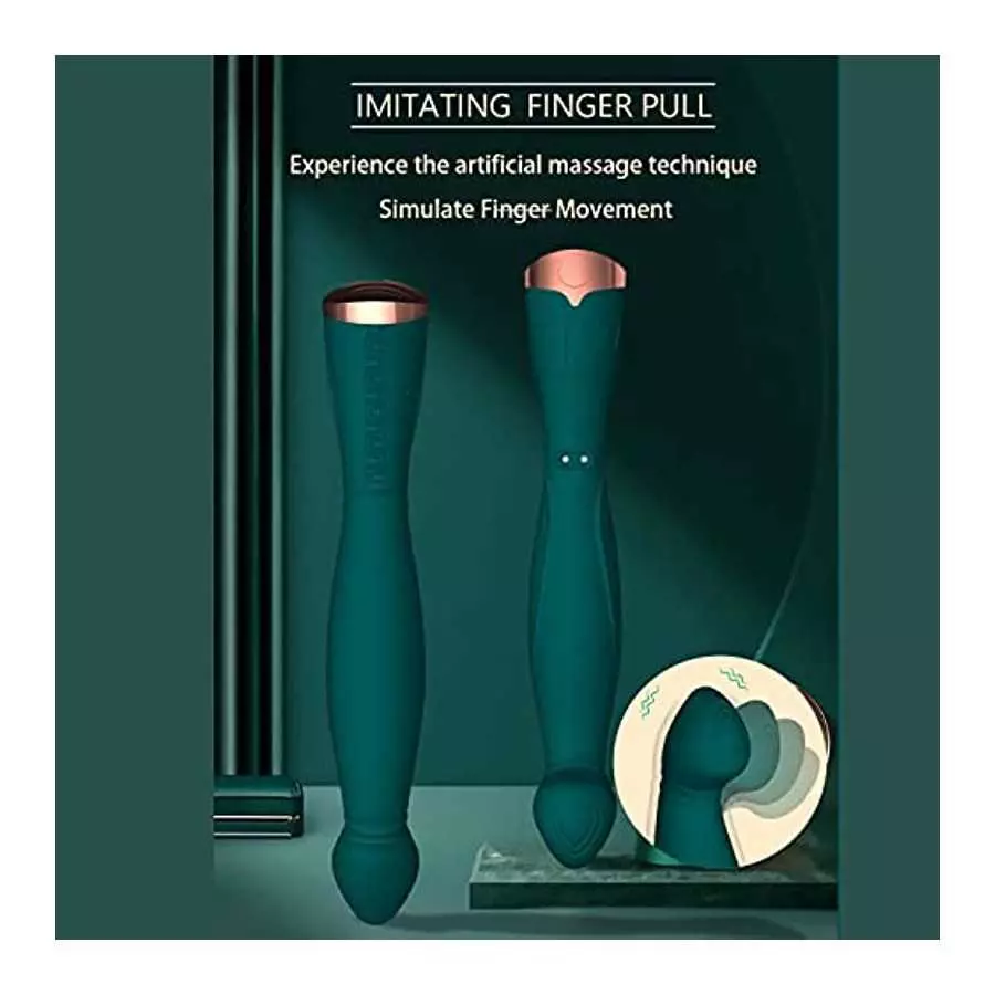 OOXOO G Spot Vibrator for Women, Finger Vibrator Sex Stimulator Tits Clits Clitoris Anal Stimulation Massager, 10 Vibration Mode