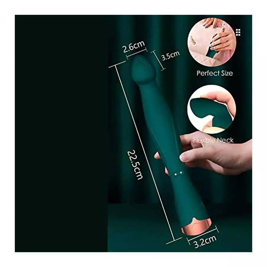 OOXOO G Spot Vibrator for Women, Finger Vibrator Sex Stimulator Tits Clits Clitoris Anal Stimulation Massager, 10 Vibration Mode