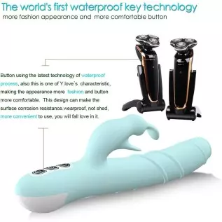 G Spotstimulator Rabbit Massager- Oilei Khalifa - Quiet - Clitoral Stimulator - Rotational - Vibrator Vibradorsez para Mujer (Pu