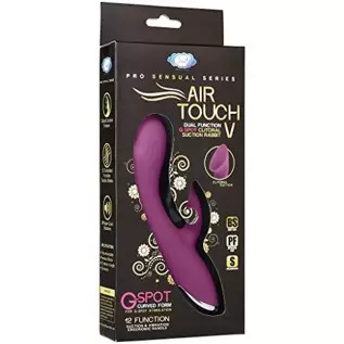 Cloud 9 Novelties Pro Sensual Air Touch V G Spot Dual Function Clitoral Suction Rabbit, 1 Ounce Cloud 9 Novelties Pro Sensual Air Touch V G Spot Dual Function Clitoral Suction Rabbit, 1 Ounce