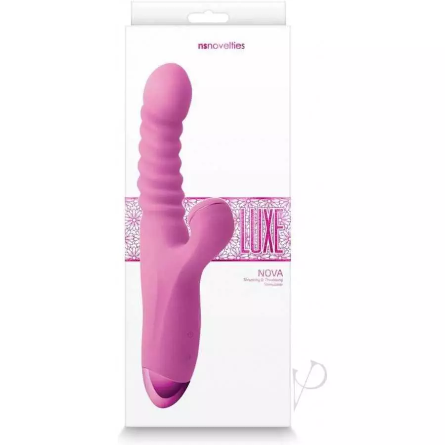 NS Novelties - Luxe Nova Thrusting & Throbbing Stimulator (Pink) NS Novelties - Luxe Nova Thrusting & Throbbing Stimulator (Pink)