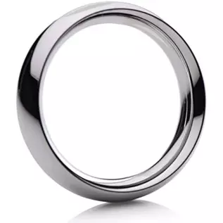 Stainless Steel Cock Ring - 2.25 Inches