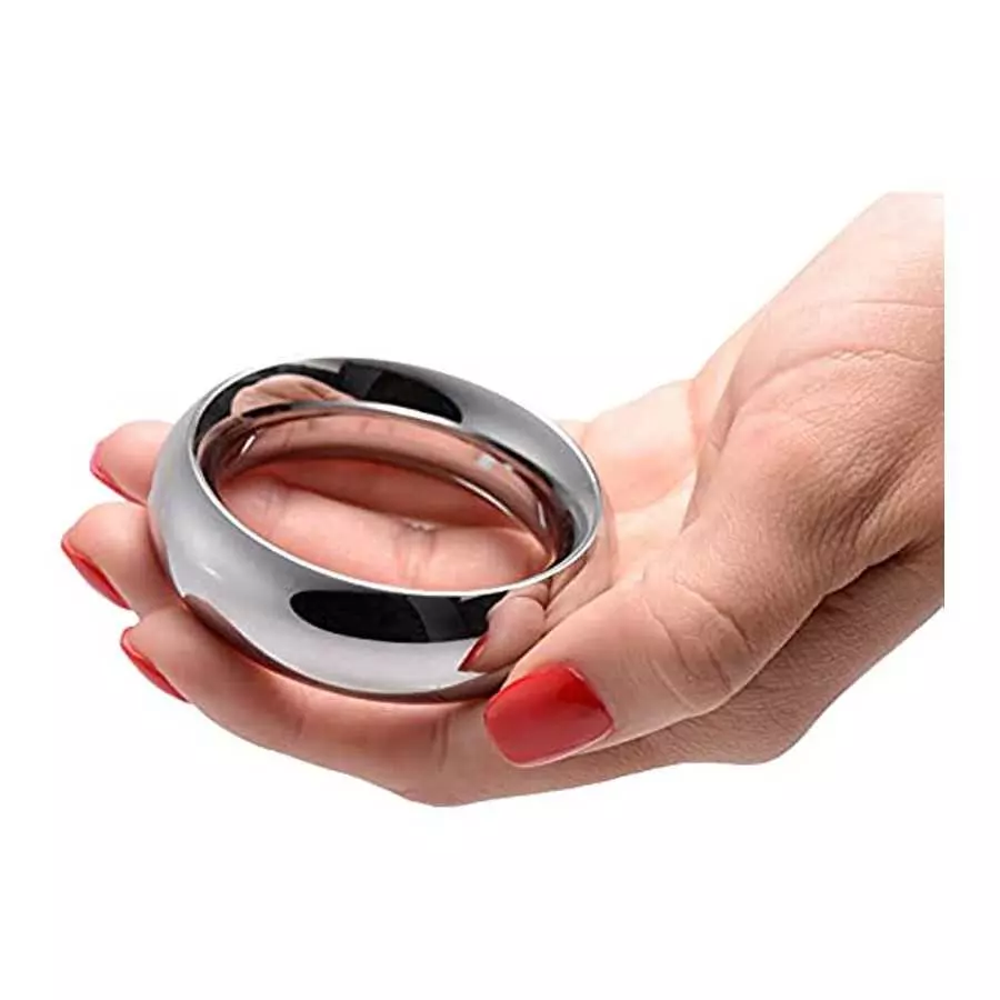 Stainless Steel Cock Ring - 2.25 Inches