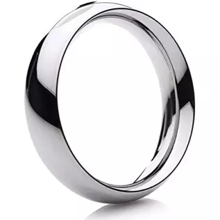 Stainless Steel Cock Ring - 2.25 Inches Stainless Steel Cock Ring - 2.25 Inches