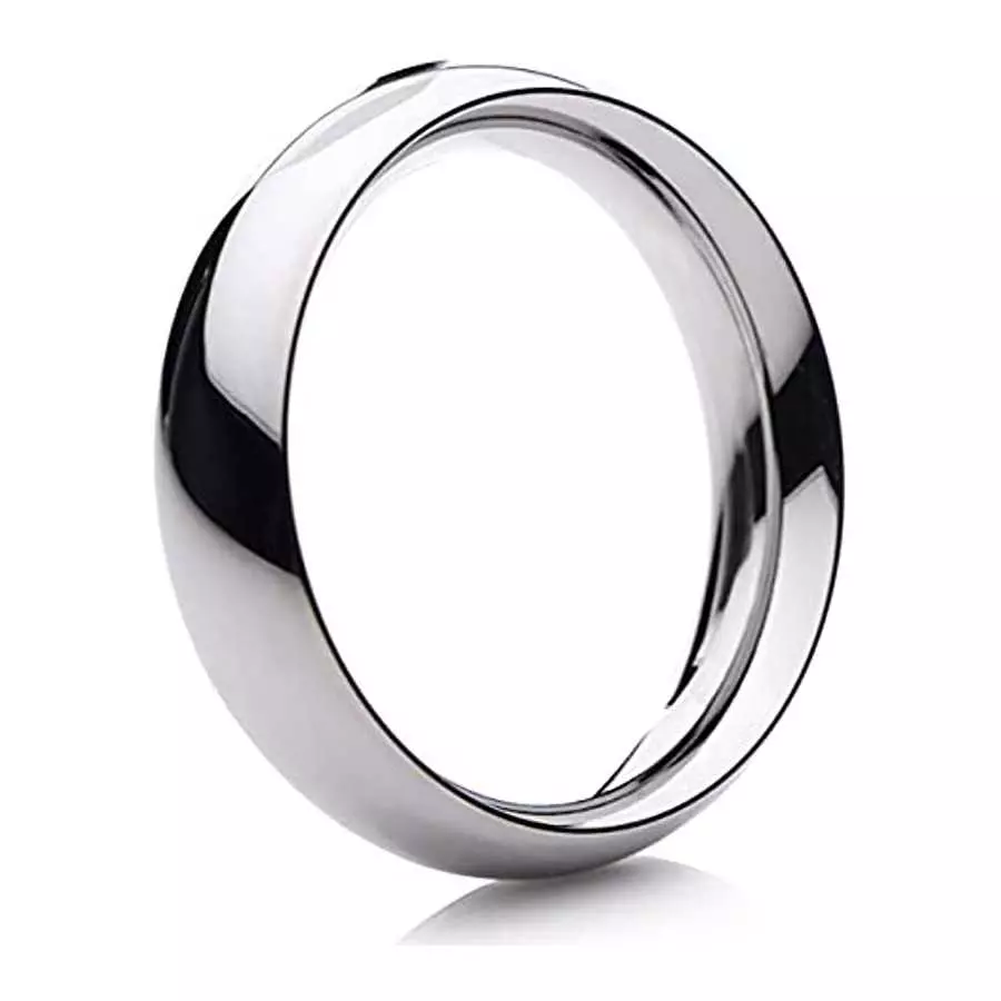 Stainless Steel Cock Ring - 2.25 Inches
