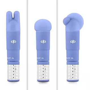 Rose Revitalize Massage Kit - Massager, Clitoral, External Massager Vibrator - 3 Ultrasilk Smooth Puria Silicone Attachments for