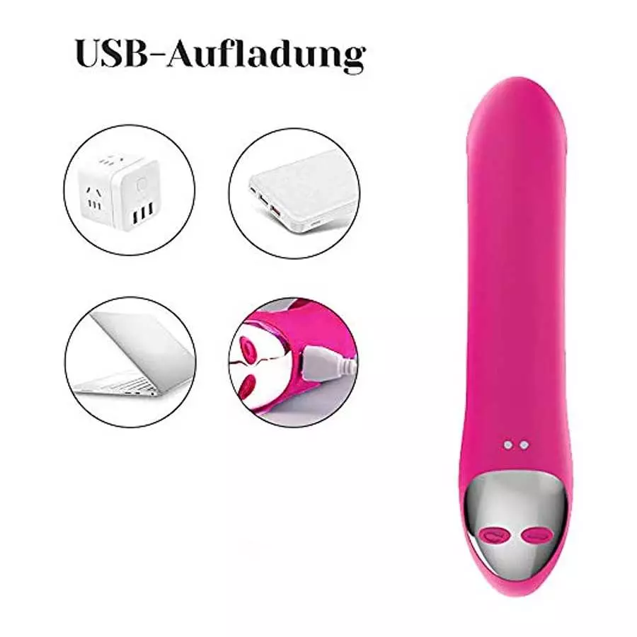 Btrenea Strap Dildo Vibrator Adult Toy for G Spot and Clit Stimulation, Silent, Waterproof, Heated, with 10 Vibration Modes, Rec