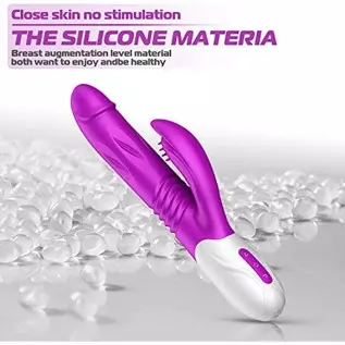 3 in 1 Thrusting G Spot Vibrator Clitoral Stimulator Massager, Waterproof Rabbit Dildo Vibrating with 7 Powerful Vibrations Rech 3 in 1 Thrusting G Spot Vibrator Clitoral Stimulator Massager, Waterproof Rabbit Dildo Vibrating with 7 Powerful Vibrations Rech
