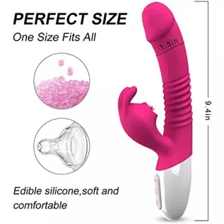 ISEYMI G Spot Rabbit Vibrator for Women Bunny Ears Clitoris G-spot Stimulation,Waterproof Dildo 7 Powerful Vibrations Rechargeab ISEYMI G Spot Rabbit Vibrator for Women Bunny Ears Clitoris G-spot Stimulation,Waterproof Dildo 7 Powerful Vibrations Rechargeab