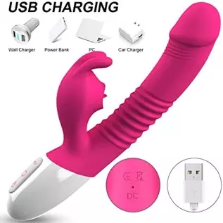 ISEYMI G Spot Rabbit Vibrator for Women Bunny Ears Clitoris G-spot Stimulation,Waterproof Dildo 7 Powerful Vibrations Rechargeab ISEYMI G Spot Rabbit Vibrator for Women Bunny Ears Clitoris G-spot Stimulation,Waterproof Dildo 7 Powerful Vibrations Rechargeab