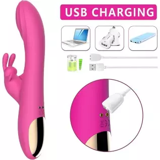 Xsinkom Rabbit Vibrator for Women Purple Thrusting Vibrator Rabbit with 10 Vibrating Modes Dildo Vibrator Massager Clitorals Sti Xsinkom Rabbit Vibrator for Women Purple Thrusting Vibrator Rabbit with 10 Vibrating Modes Dildo Vibrator Massager Clitorals Sti