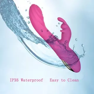 Xsinkom Rabbit Vibrator for Women Purple Thrusting Vibrator Rabbit with 10 Vibrating Modes Dildo Vibrator Massager Clitorals Sti Xsinkom Rabbit Vibrator for Women Purple Thrusting Vibrator Rabbit with 10 Vibrating Modes Dildo Vibrator Massager Clitorals Sti