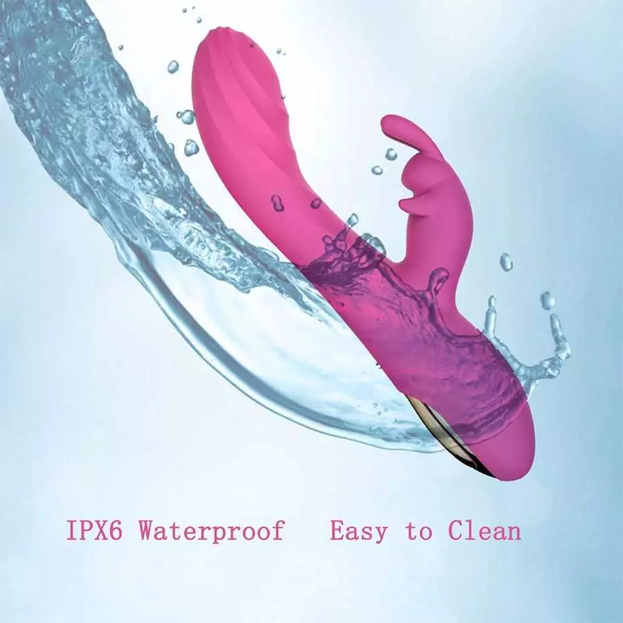 Xsinkom Rabbit Vibrator for Women Purple Thrusting Vibrator Rabbit with 10 Vibrating Modes Dildo Vibrator Massager Clitorals Sti