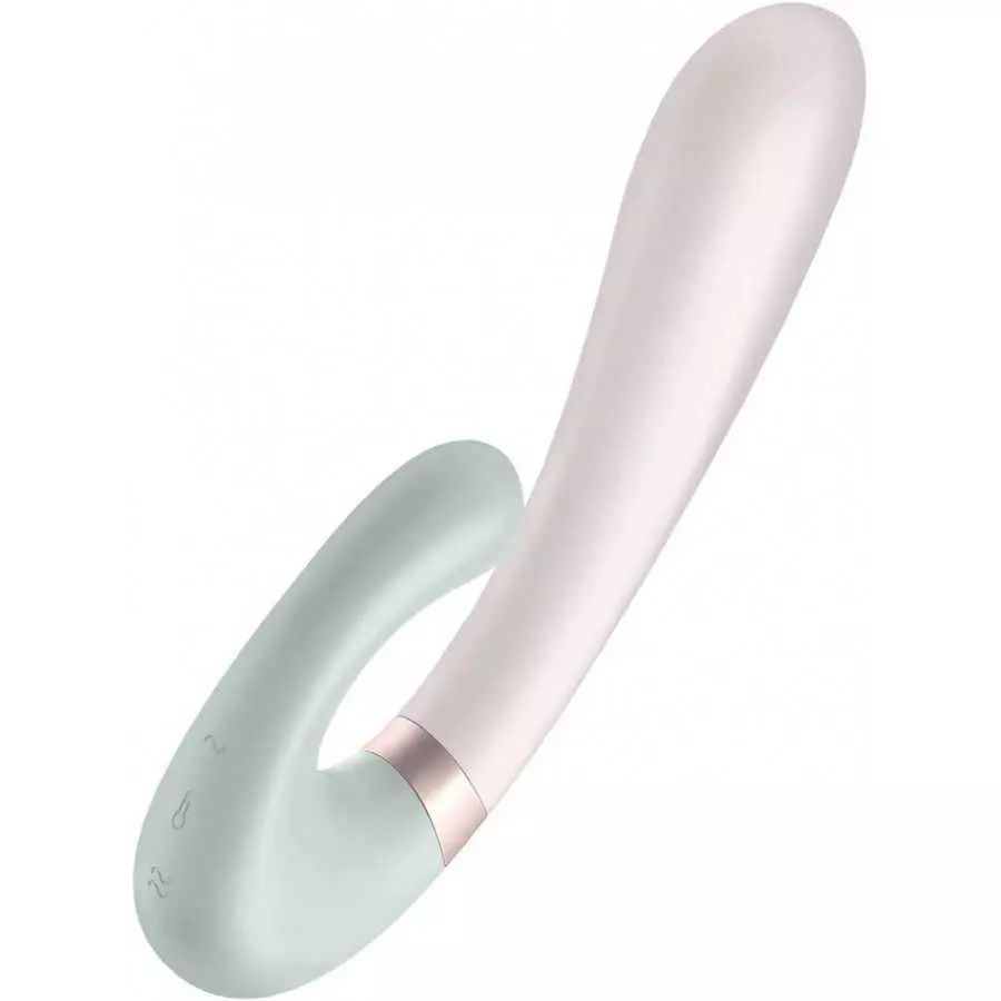 Satisfyer Heat Wave Rabbit Vibrator with Warming Function and App Control - G-Spot and Clitoris Stimulation, Heated Vibrating Di Satisfyer Heat Wave Rabbit Vibrator with Warming Function and App Control - G-Spot and Clitoris Stimulation, Heated Vibrating Di