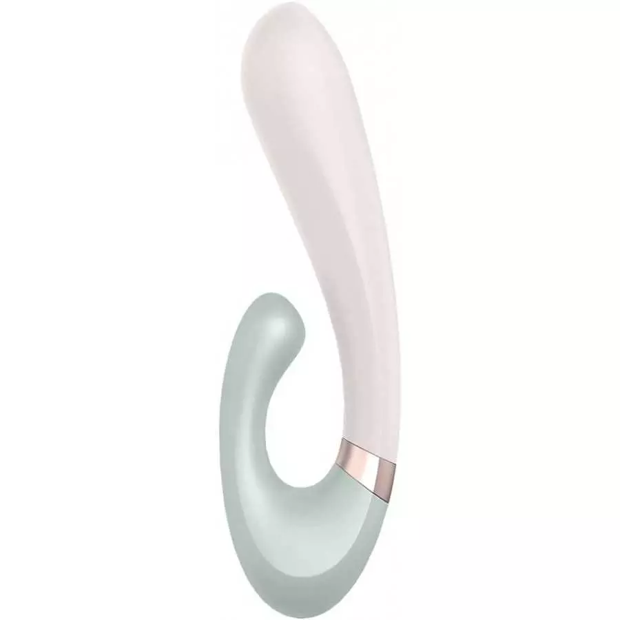 Satisfyer Heat Wave Rabbit Vibrator with Warming Function and App Control - G-Spot and Clitoris Stimulation, Heated Vibrating Di