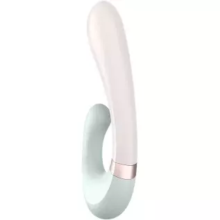 Satisfyer Heat Wave Rabbit Vibrator with Warming Function and App Control - G-Spot and Clitoris Stimulation, Heated Vibrating Di Satisfyer Heat Wave Rabbit Vibrator with Warming Function and App Control - G-Spot and Clitoris Stimulation, Heated Vibrating Di