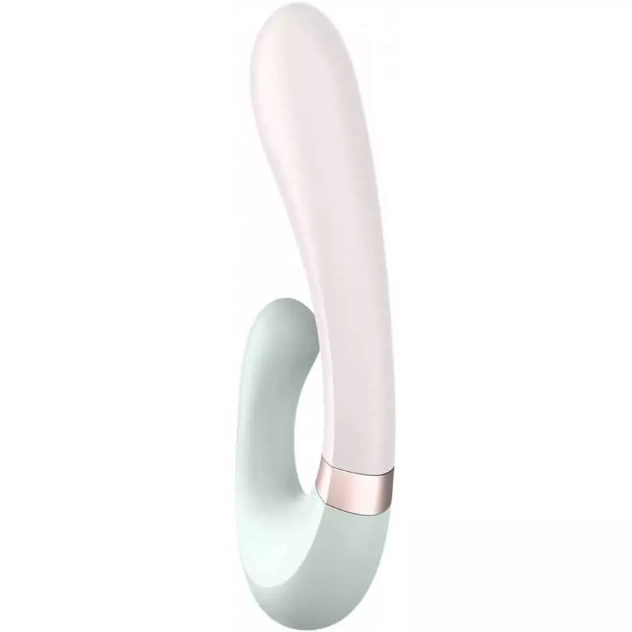 Satisfyer Heat Wave Rabbit Vibrator with Warming Function and App Control - G-Spot and Clitoris Stimulation, Heated Vibrating Di