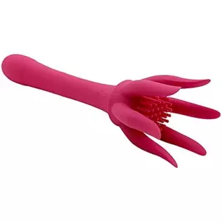 OOXOO Octopus Massager, Rose Sex Toys for Clitoris G-spot Stimulation, Waterproof Dildo Vibrator, with 10 Vibration Modes, Adult