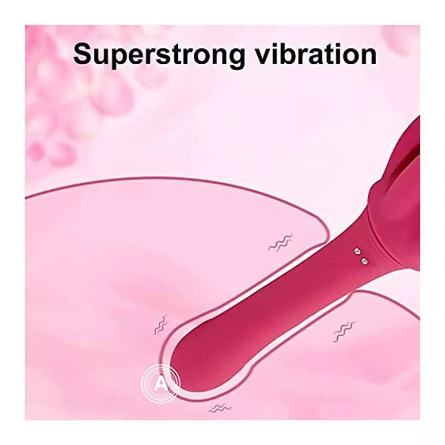 OOXOO Octopus Massager, Rose Sex Toys for Clitoris G-spot Stimulation, Waterproof Dildo Vibrator, with 10 Vibration Modes, Adult