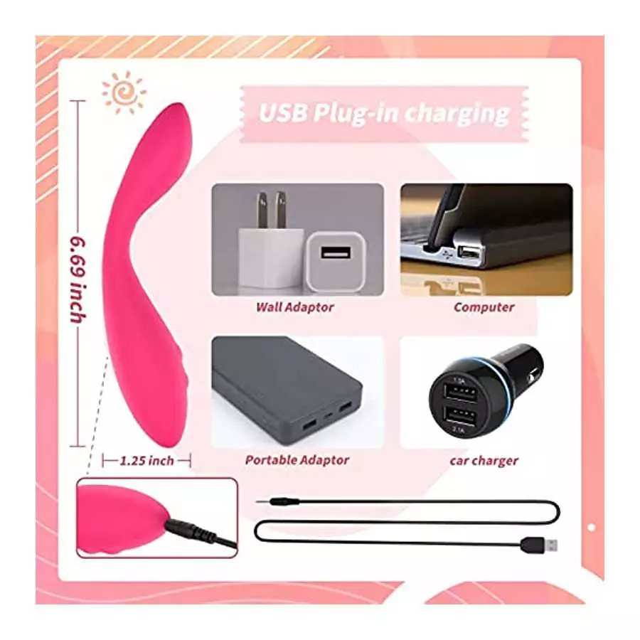 YAAWAA G Spot Rabbit Vibrator Clitoris Stimulator, 10 Vibrations Modes Sex Toy, Silicone Powerful Vibrator Vaginal Anal Dildo Ma