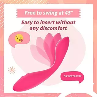 YAAWAA G Spot Rabbit Vibrator Clitoris Stimulator, 10 Vibrations Modes Sex Toy, Silicone Powerful Vibrator Vaginal Anal Dildo Ma