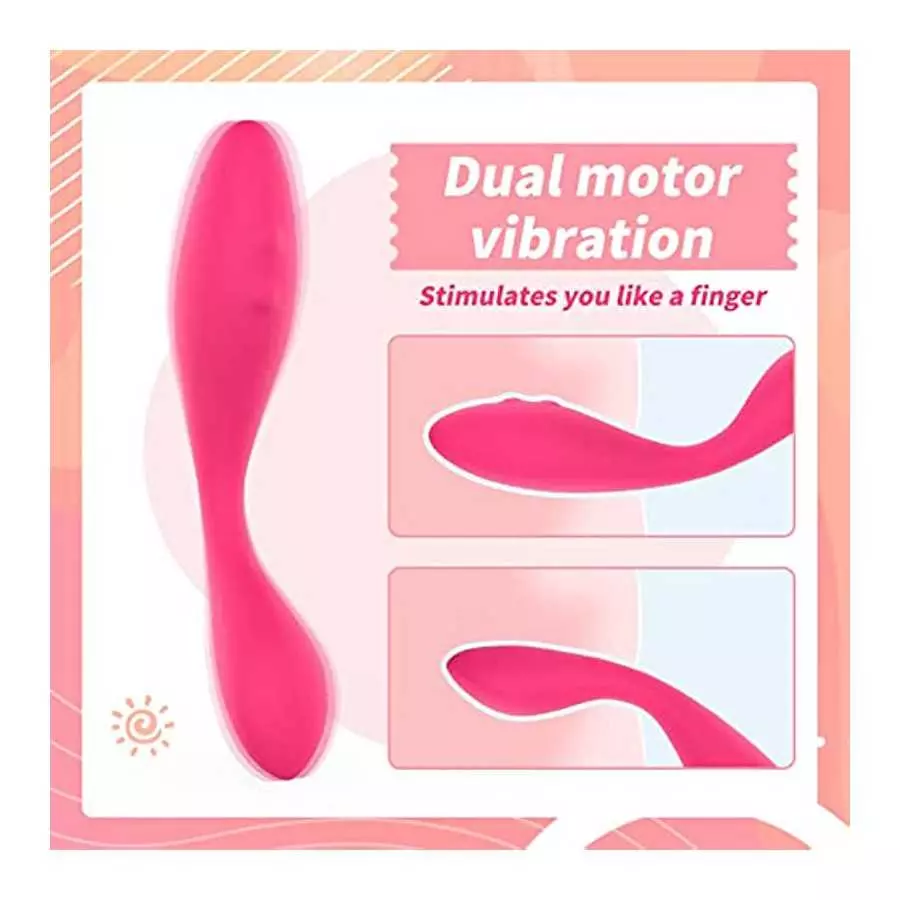 YAAWAA G Spot Rabbit Vibrator Clitoris Stimulator, 10 Vibrations Modes Sex Toy, Silicone Powerful Vibrator Vaginal Anal Dildo Ma