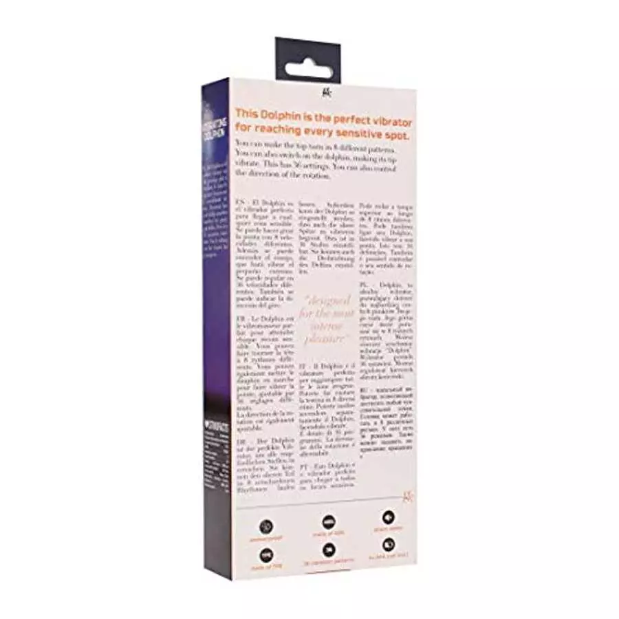 GC Shots America - Vibrating Dolphin - Black