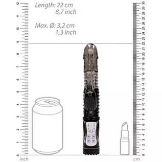 GC Shots America - Vibrating Dolphin - Black