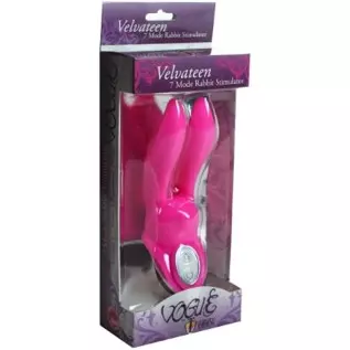 Vogue 7 Mode Soft Silicone Rabbit Ear Vibrator