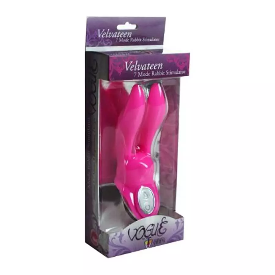 Vogue 7 Mode Soft Silicone Rabbit Ear Vibrator