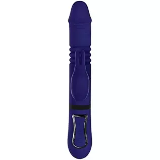 Evolved Novelties - Gender X - All in One Rechargeable Silicone Rabbit Vibrator - Purple