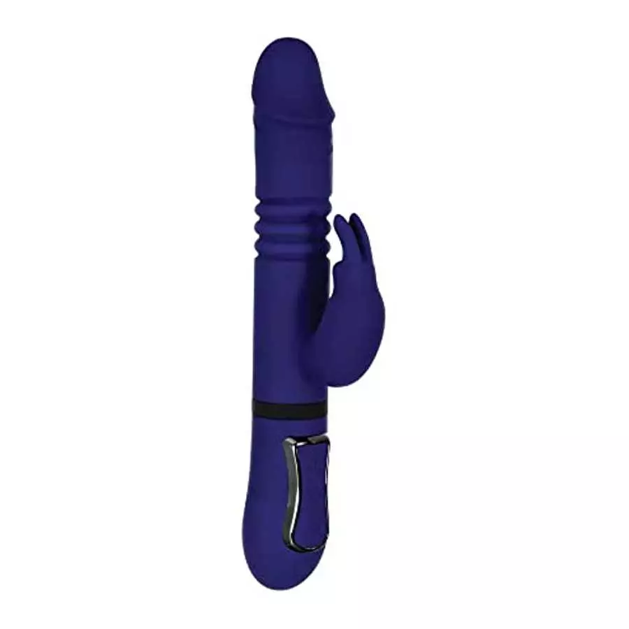 Evolved Novelties - Gender X - All in One Rechargeable Silicone Rabbit Vibrator - Purple