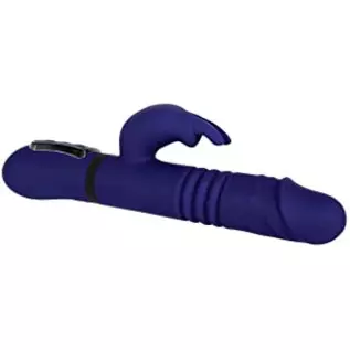 Evolved Novelties - Gender X - All in One Rechargeable Silicone Rabbit Vibrator - Purple
