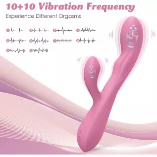 Rabbit Vibrator Adult Sensory Toys Sex Dildo Vibrator for Women, Dildo Vibrator with 10 Powerful Vibrations and Heating Function Rabbit Vibrator Adult Sensory Toys Sex Dildo Vibrator for Women, Dildo Vibrator with 10 Powerful Vibrations and Heating Function